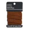 Hot Sale 🧨 12 Pack: Medium Brown Suede Strip by ArtMinds™ ⌛