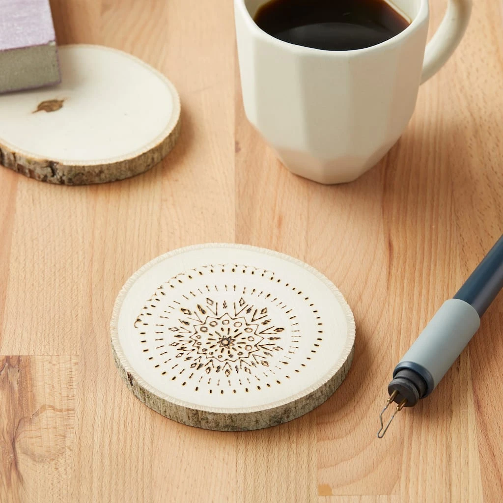 Deals 😍 8 Pack: Basswood Coaster by ArtMinds™ 💯 - Image 4