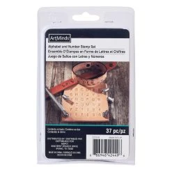 Outlet ⭐ 6 Pack: 1/8" Alphabet & Number Leather Stamp Set by ArtMinds™ 😉