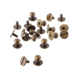 Coupon 🔥 12 Packs: 10 ct. (120 total) Antique Brass Button Studs by ArtMinds™ ✨