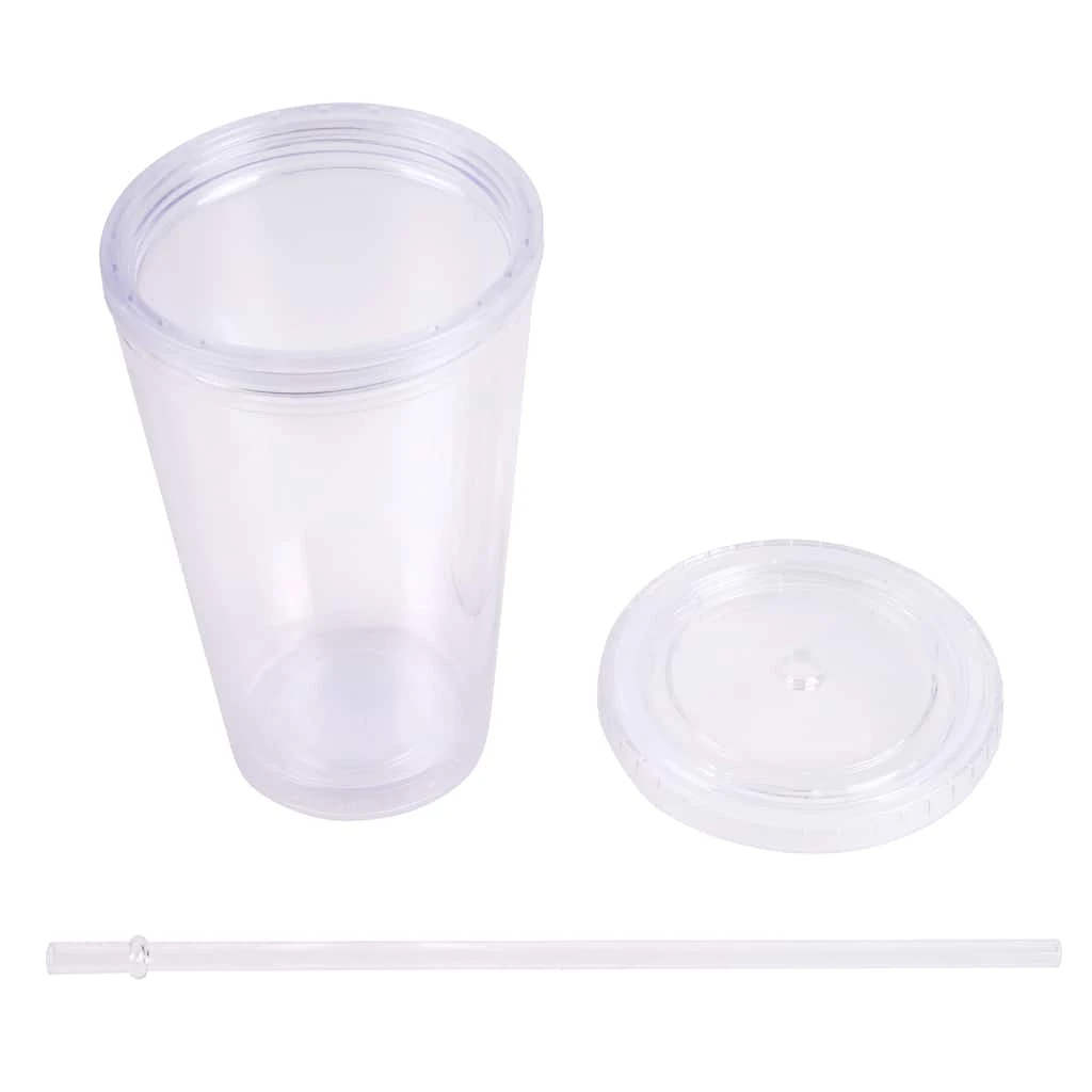 Deals 🎉 12 Pack: 18oz. Plastic Tumbler with Straw by ArtMinds™ 👍 - Image 3