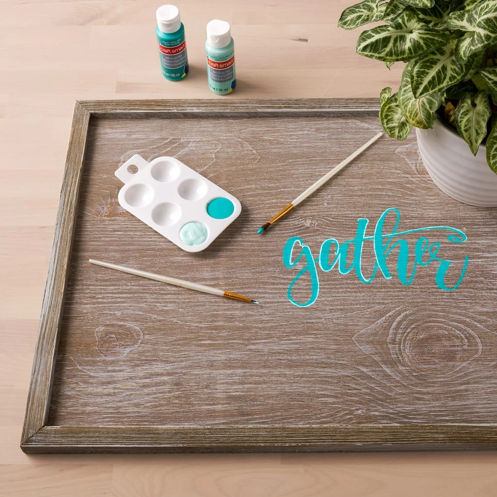 Best Pirce 😀 6 Pack: 27" Graywashed Wood Framed Plaque by ArtMinds™ 💯 - Image 3