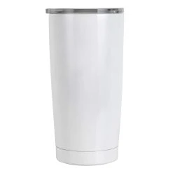 Promo ⭐ 24 Pack: 18.5oz. White Stainless Steel Tumbler by ArtMinds™ 🛒