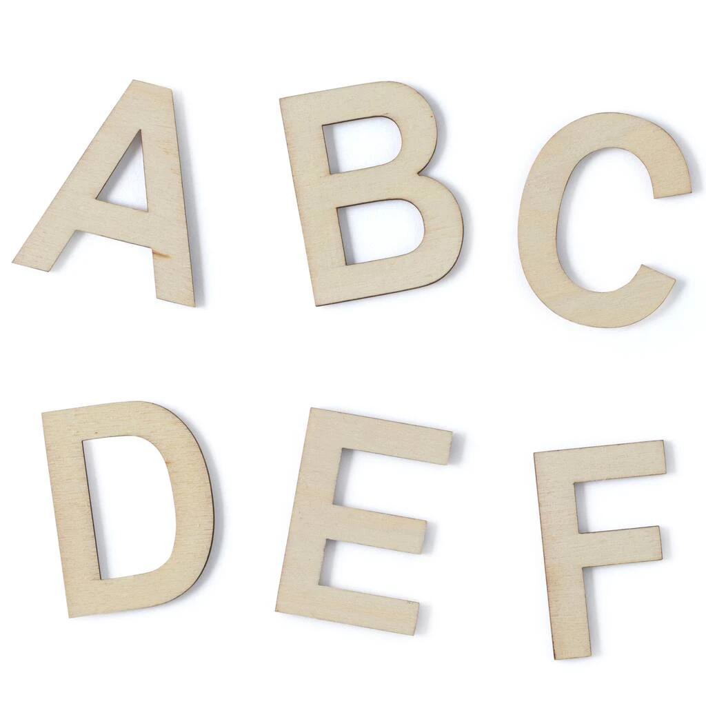Discount ✔️ 6 Packs: 121 ct. (726 total) Wood Letter Set by ArtMinds™ ⌛ - Image 5
