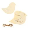 Wholesale 🎁 24 Pack: Unfinished Wooden Bird Banner Kit by ArtMinds™ 🥰